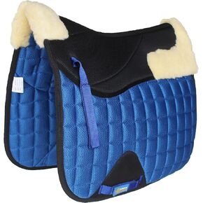 CHALLENGER Horse English Quilted Dressage Square Contoured Lightweight Trail Saddle Pad 72TS30