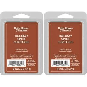 Better Homes and Gardens Scented Wax Cubes 2.5oz 2-Pack (Winter Berry Woods)