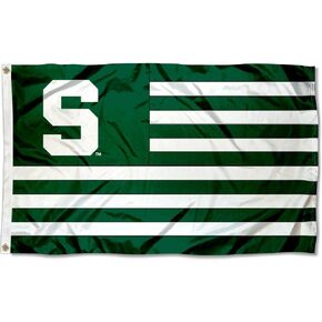 Michigan State Spartans Stars and Stripes Nation Flag