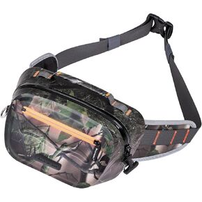 WILD HEART Airtight Waterproof Waist Bag Luya Bag 3D Dimension Shape Case 3.6L TPU Material for Outdoor Kayaking, Rafting, Boating, Swimming, Camping, Hiking, Beach, Fishing (Army Green)