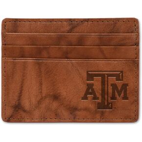 Rico Industries NCAA Standard Embossed Leather Credit Cart Wallet