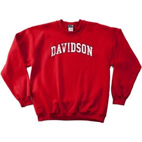 SDI NCAA Davidson Wildcats 50/50 Blended 8-Ounce Vintage SDI Arch Crewneck Sweatshirt in Kuwait