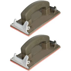 Utoolmart Hand Sander with Handle, Hand Sanding Block Sandpaper Holder for Wood, Drywall, Metal Polishing 1 Pcs