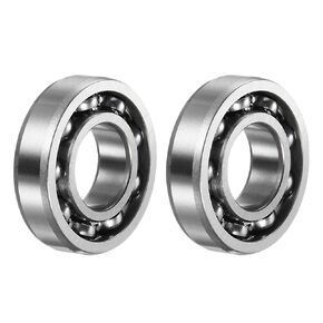 uxcell 16003 Deep Groove Ball Bearing, 2pcs 17mm x 35mm x 8mm Hign Carbon Chrome Steel Z0 Open Type Bearing