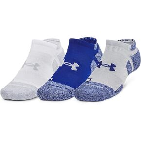 جوارب Under Armour للجنسين للبالغين من الجنسين، مجموعة من 3 جوارب بيرفورمانس تيك برو نو شو
