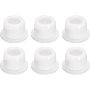 uxcell 4 Pieces White Plug Holes, T10 Waterproof Rubber Button Plug for 9-10mm/0.35-0.39" Hole