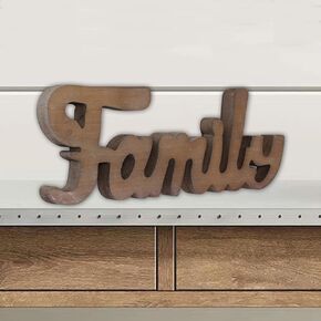 Rustic White Wooden Blessed Sign for Tabletop 15", Wall Hanging Farmhouse Blessed Signs for Home Decor, Handmade Thanksgiving Signs Decor, Christmas Signs for Living Room Entryway
