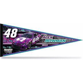 Rico Industries NASCAR Racing 12" x 30" Felt Wall Décor Pennant - Great for Home/Bed Room/Man Cave Décor