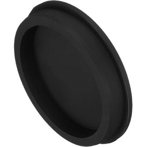 MECCANIXITY High Temp Silicone Plug Mount Dia 26mm/1.02 Inch T Shaped Solid Rubber Stopper Hole Plugs for Coating Plating Waterproof Sealing Plugs Black Pack of 1(OD 33mm/1.3 Inch)