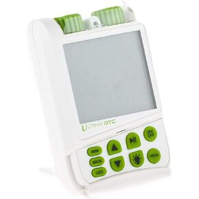 Ultima OTC TENS Massager - Electric Muscle Contraction Stimulator for Pain Relief - Electrical Nerve Stimulation Massage Unit and Pain Therapy Device (Black)