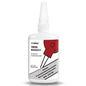 Heavy Duty Cyanoacrylate (CA) Super Glue by CYAPRO, Thick CA Adhesive 4 oz, 2500 CPS Viscosity Cyanoacrylate Adhesive for Woodworking, Hobby, General Repairs, Car, Shoe