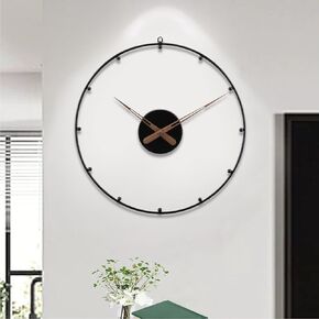 Wall Clock,20inch Decorative Wall Clocks,Silent Non-Ticking Quality Quartz Wall Clock Battery Operated,Large Wall Clock for Living Room,Kitchen,Home,Bathroom,Bedroom Wall Decor