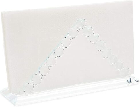 حامل مناديل كريستالي كهدية بمناسبة الانتقال لمنزل جديد، ديكور منزلي (8 × 2 × 4.4 بوصة) in Kuwait