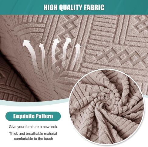 1-Piece Reclining Armless Chair Cover for Oversized Sectional L Shape Recliner Sofa Stretch Recliner Cover Jacquard Extra Wide Recliner Seat Cover Washable (XL Armless Chair Cover, Dark Gray) in Saudi Arabia