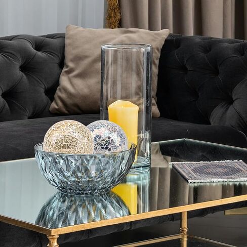 1PCS Decorative Glass Balls 3.35inch Mosaic Solid Orbs Ornaments Mirror Glass Round Centerpiece Gold Ball for Bowls Vases Dining Table Decor Wedding Party in Saudi Arabia