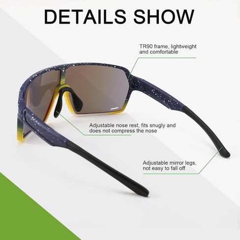 Men Sunglasses Youth Baseball Sunglasses, Cycling Sports Softball Visor Glasses for Teens 12-16 in Saudi Arabia