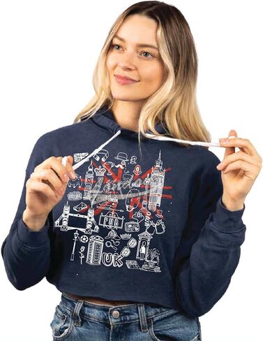 Bella Canvas Fleece Crop Top Hoodies in Saudi Arabia
