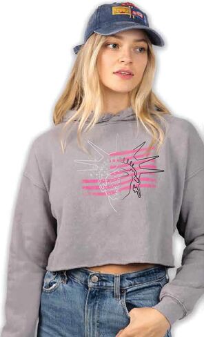 Bella Canvas Fleece Crop Top Hoodies in Saudi Arabia