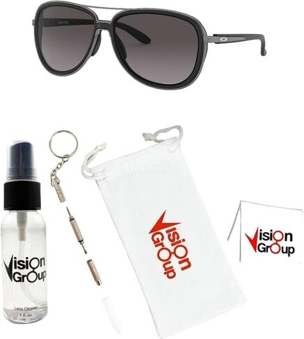 Oakley OO4129 Split Time Sunglasses+ Vision Group Accessories Bundle in Saudi Arabia
