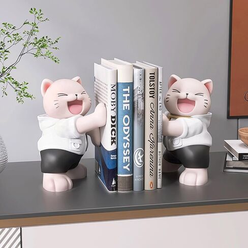 Cute Rabbit Bookends,Decorative Bookends, Cute Bookends,Book Ends for Shelves,Book Ends for Kids Rooms, Kids Bookends can accommodate 1 to 4 Books(Pink) in Saudi Arabia