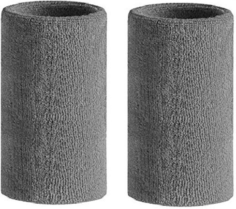 أساور معصم رياضية مقاس 6 بوصات للرجال والنساء، مصنوعة من القطن القابل للتمدد والممتص للعرق، مثالية لكرة السلة وكرة القدم والتنس وكرة القدم والجري والتمرين، زوج واحد in Kuwait