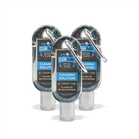 Cleaning Solution 30ml Bottles Golf Ball Washer & Club Head & Ball washers. Portable Cleaner for Golf Bag or Cart - Best Golf Accessories Gifts for Men & Women in Saudi Arabia