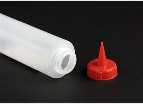 JapanBargain 3270x2, Set of 2 Squirt Condiment Bottles Japanese Squeeze Bottles Ketchup Bottle 11 ounce Made in Japan, Red in Saudi Arabia