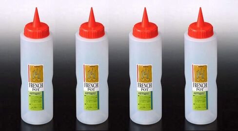 JapanBargain 3270x2, Set of 2 Squirt Condiment Bottles Japanese Squeeze Bottles Ketchup Bottle 11 ounce Made in Japan, Red in Saudi Arabia