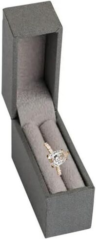 Box Sock Ring Slim Thin Engagement Black Ring Box for Surprise Proposal in Saudi Arabia