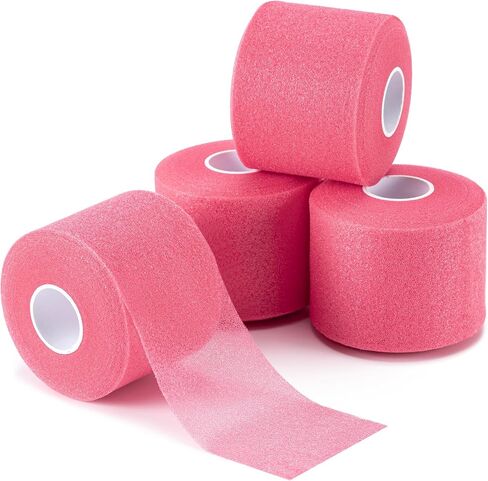 4 Pcs Pre Wrap Athletic Tape, Foam Underwrap Bandage Sports Tape, Wrists Elbow Knees Ankles Tape for Gymnastics Boxing Climbing in Saudi Arabia