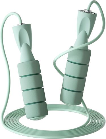 OVICX Jump Ropes for Fitness for Women Men and Kids,Tangle-Free Adjustable Skipping Ropes Workout with Ball Bearings and Memory Foam Handles in Saudi Arabia