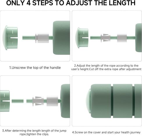 OVICX Jump Ropes for Fitness for Women Men and Kids,Tangle-Free Adjustable Skipping Ropes Workout with Ball Bearings and Memory Foam Handles in Saudi Arabia