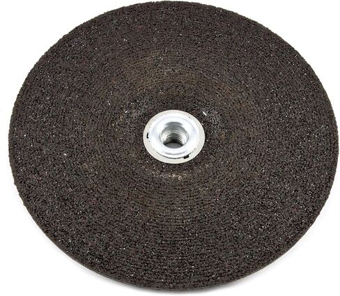 Forney 71819 Grinding Wheel with 5/8-Inch-11 Threaded Arbor, Metal Type 27, A24R-BF, 4-1/2-Inch-by-1/4-Inch in Saudi Arabia