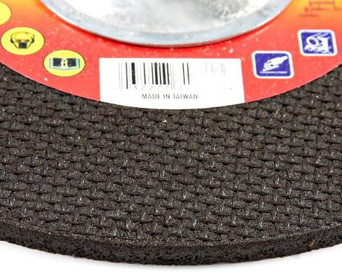 Forney 71819 Grinding Wheel with 5/8-Inch-11 Threaded Arbor, Metal Type 27, A24R-BF, 4-1/2-Inch-by-1/4-Inch in Saudi Arabia