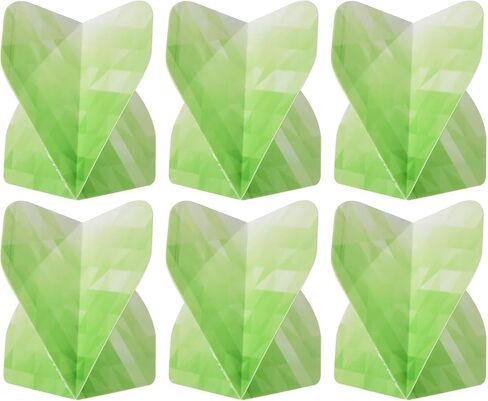 PATIKIL Dart Flights, Pack PET Standard Darts Accessories Replacement Parts for Soft Tip Steel Tip, Geometric Style in Saudi Arabia