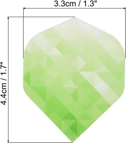 PATIKIL Dart Flights, Pack PET Standard Darts Accessories Replacement Parts for Soft Tip Steel Tip, Geometric Style in Saudi Arabia