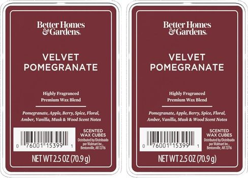 Better Homes and Gardens Scented Wax Cubes 2.5oz 2-Pack (Winter Berry Woods) in Saudi Arabia