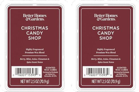 Better Homes and Gardens Scented Wax Cubes 2.5oz 2-Pack (Winter Berry Woods) in Saudi Arabia
