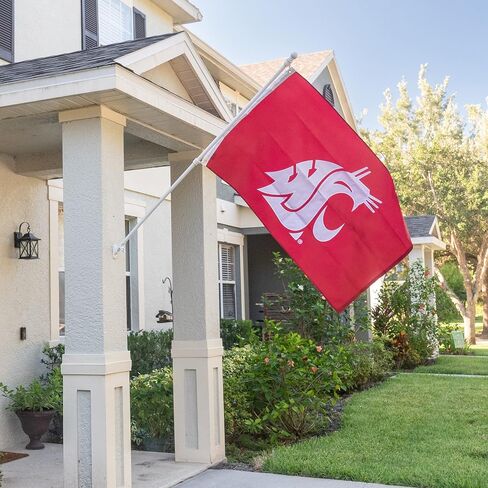 Desert Cactus Washington State University Flag Banners WSU Cougars Cougs 100% Nylon Indoor Outdoor 3x5 feet Flags (Embroidered 2) in Saudi Arabia