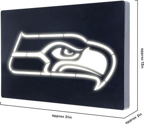 foco NFL Team Metal Light Up Logo Wall Sign in Saudi Arabia