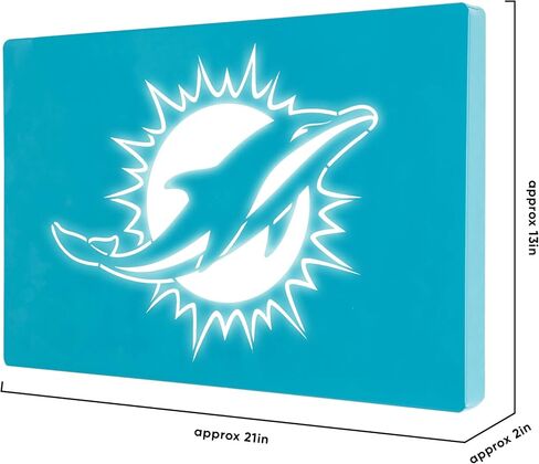 foco NFL Team Metal Light Up Logo Wall Sign in Saudi Arabia