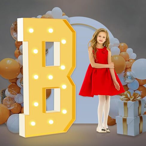 3FT Marquee Light Up Numbers, Mosaic Numbers for Balloons for 1st 16st 18st 21st Birthday Party Decorations,Anniversary Party Decor, Large Cardboard Balloon Frame Number 1, Pre-Cut Foam Board Kit in Saudi Arabia