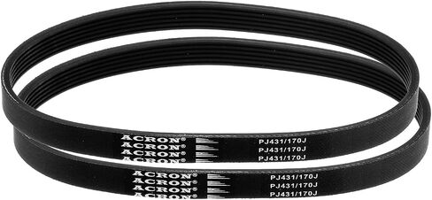 uxcell 2pcs 420J6 PJ V-Ribbed Belt 6 Ribs 42" Length x 0.55" Width x 0.14" Height, EPDM Rubber Poly V Belt, Multi Wedge Micro V Belt in Saudi Arabia