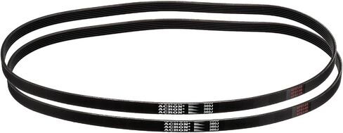 uxcell 2pcs 420J6 PJ V-Ribbed Belt 6 Ribs 42" Length x 0.55" Width x 0.14" Height, EPDM Rubber Poly V Belt, Multi Wedge Micro V Belt in Saudi Arabia
