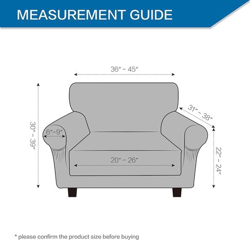 Like Leather Couch Cover for 3 Cushion Couch Sofa Pet Friendly with 2 Arm Pockets, Hair Resistant Sofa Cushion Covers Washable for Dog Cat, 1 Piece Stretch Sofa Covers Brown 4 in Saudi Arabia