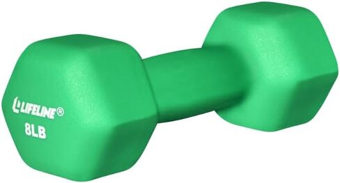 Lifeline Fitness Neoprene Dumbbell Weights - Premium Quality Equipment for Home Gym - Multiple Weight Options in Saudi Arabia