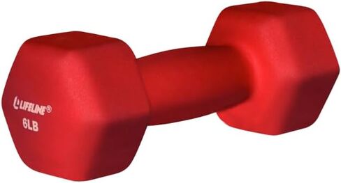 Lifeline Fitness Neoprene Dumbbell Weights - Premium Quality Equipment for Home Gym - Multiple Weight Options in Saudi Arabia