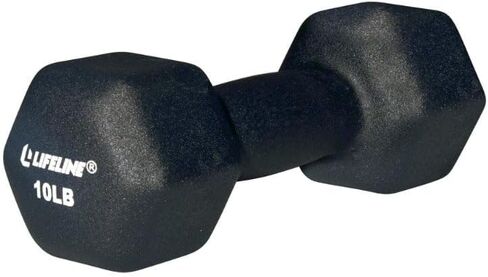 Lifeline Fitness Neoprene Dumbbell Weights - Premium Quality Equipment for Home Gym - Multiple Weight Options in Saudi Arabia