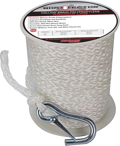 Extreme Max BoatTector Premium Hollow Braid Polypropylene Anchor Line in Saudi Arabia