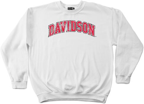 سويت شيرت SDI NCAA Davidson Wildcats 50/50 مخلوط 8 أونصة عتيق بياقة دائرية وقوس SDI in Kuwait